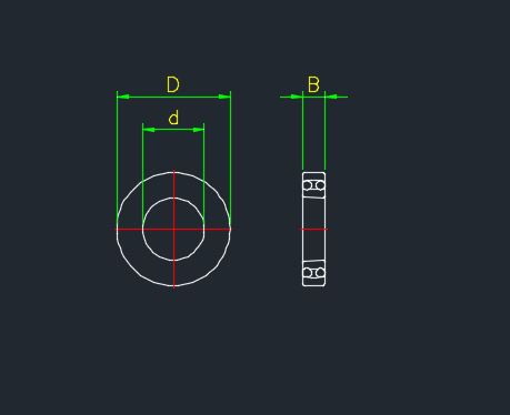 테이퍼롤러베어링 Taper Roller Bearing 치수 도면 JIS B 1512 ISO 355 규격 치수표
