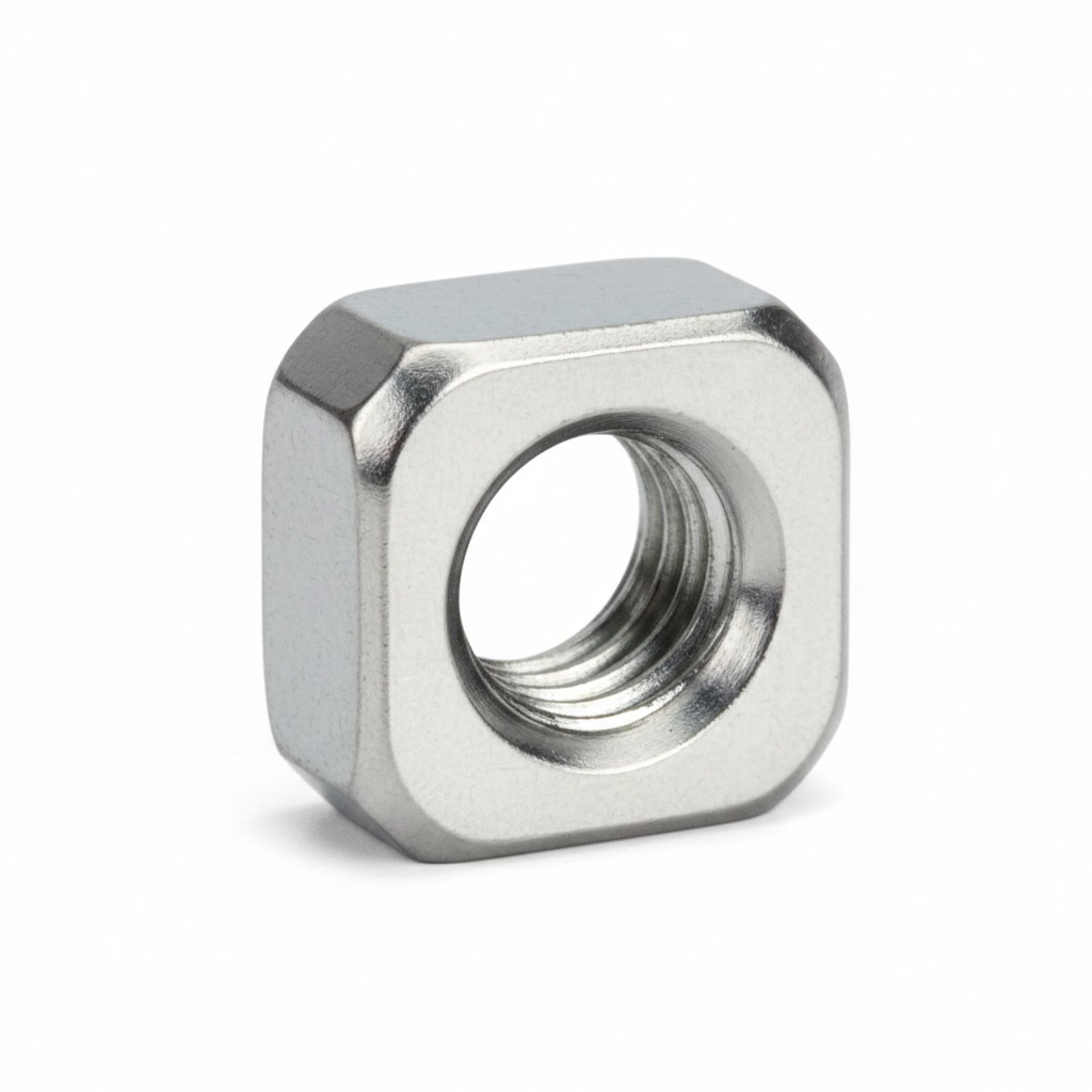 사각너트 Square Nut 실물 사진 DIN 557 규격 부품